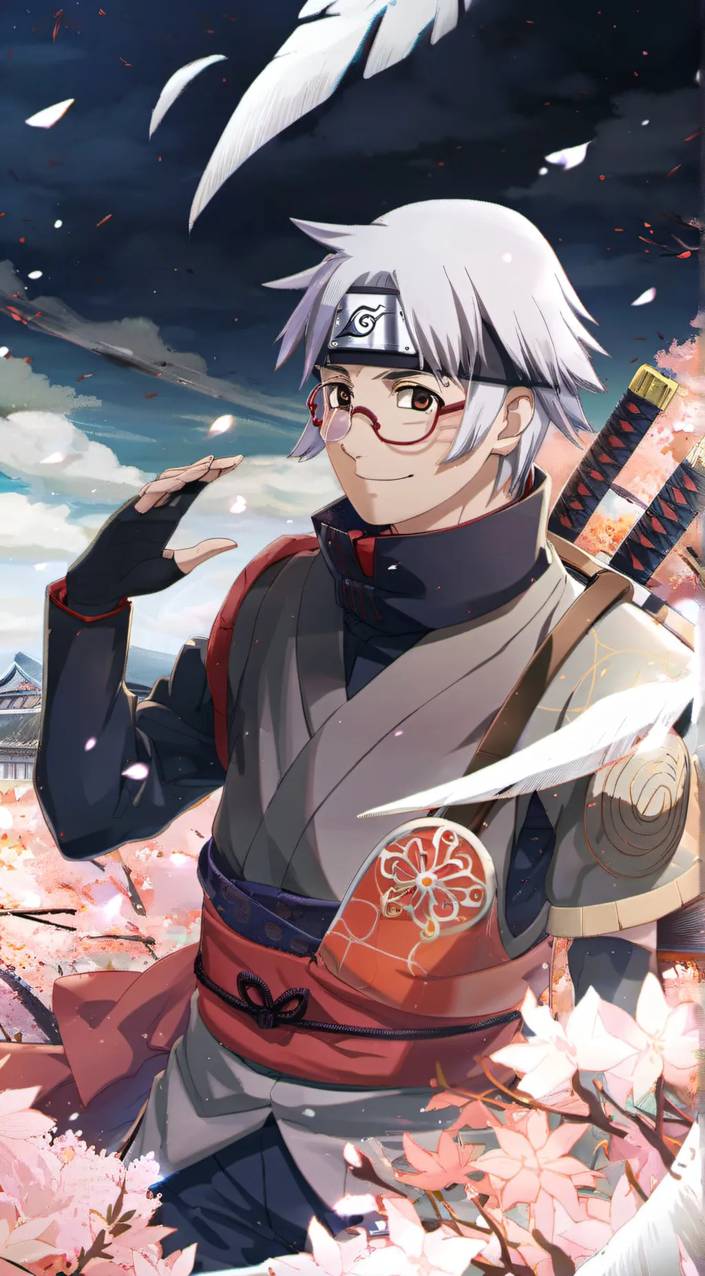 ai character: Kabuto background