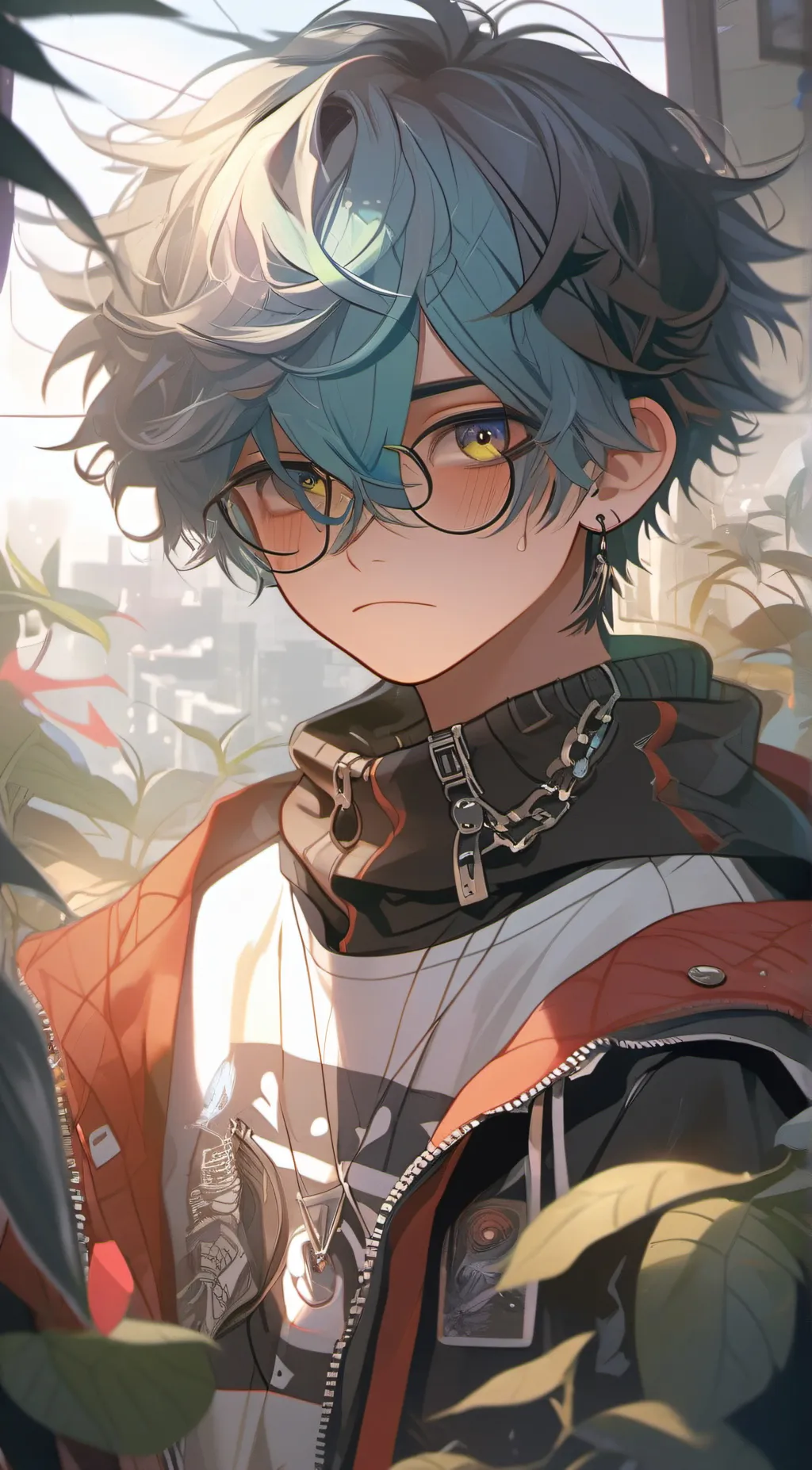 ai character: Sebastian  background