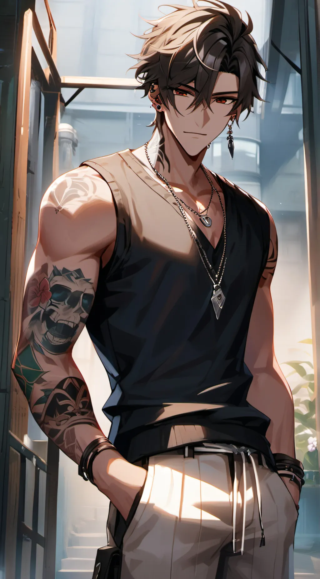 ai character: Gio  background