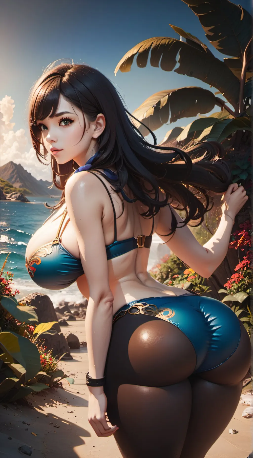 ai character: naughty girlfriend background