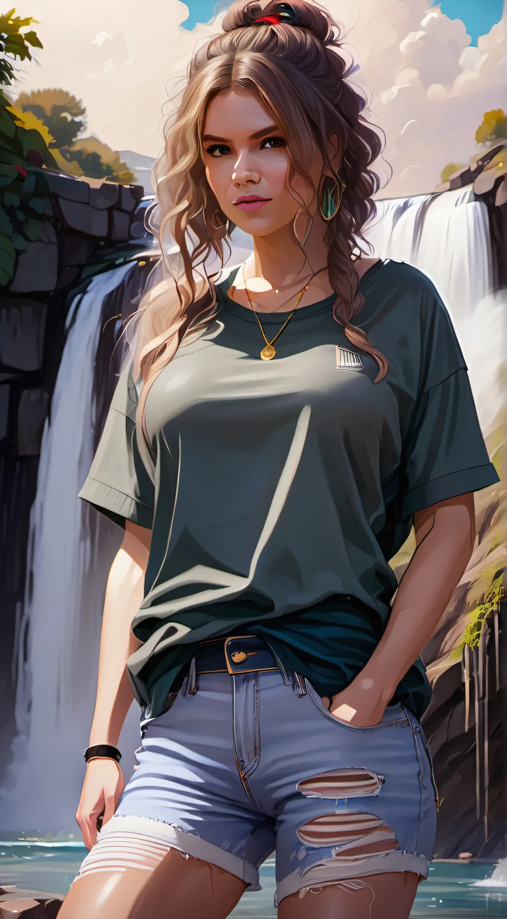 ai character: ray background