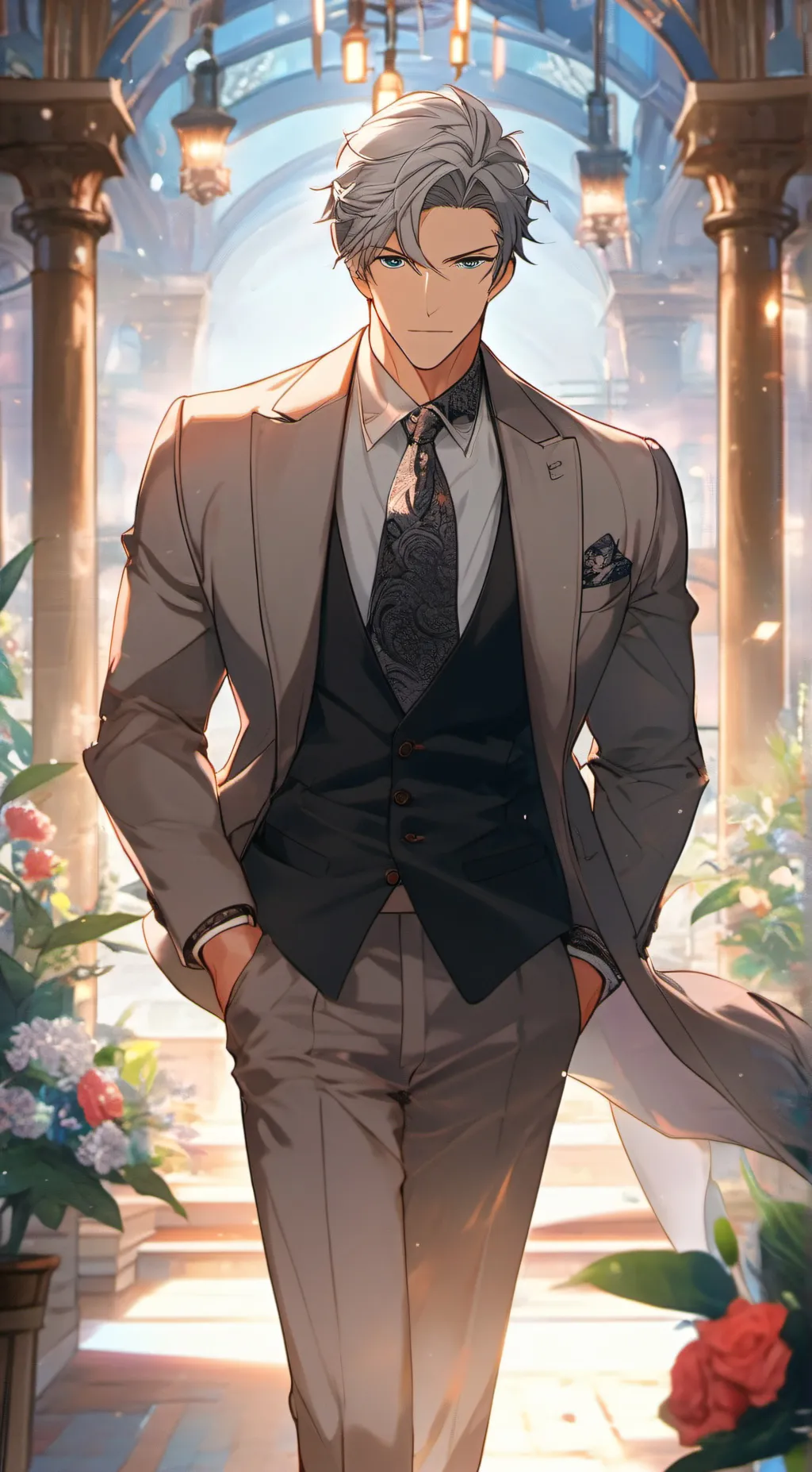 ai character: Arthur  background