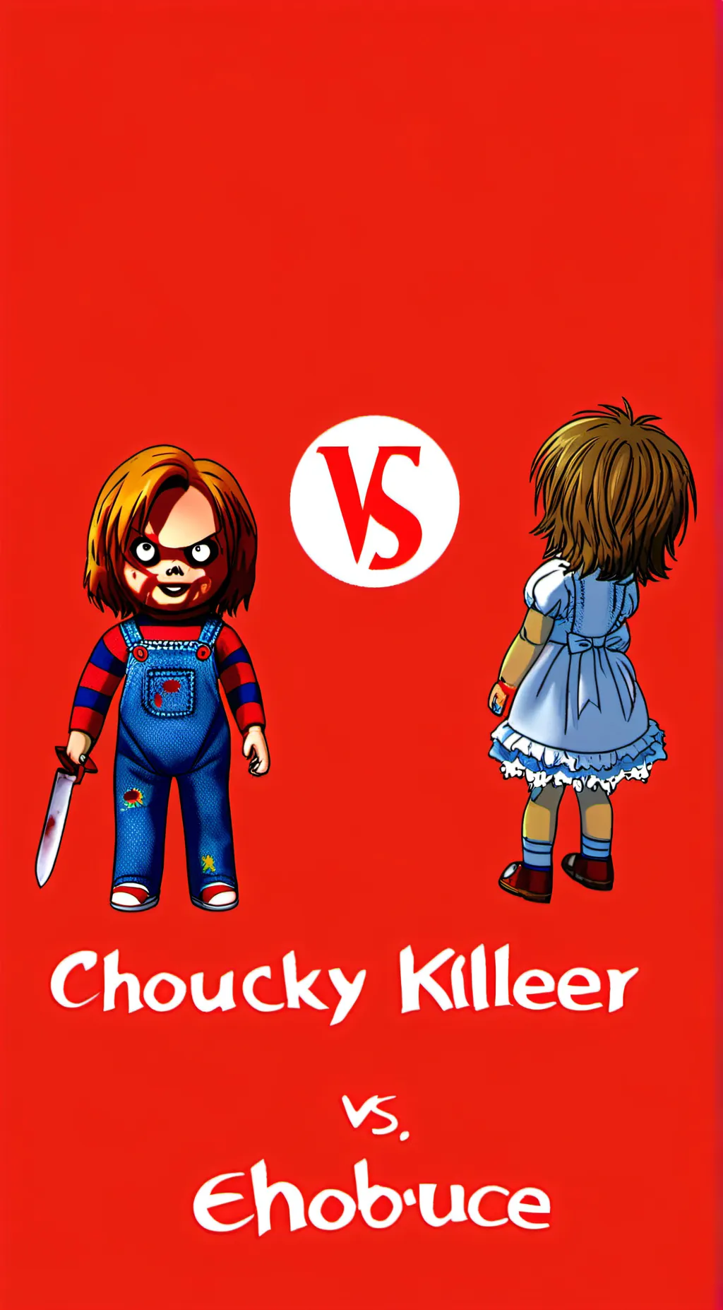 ai character: chucky vs Annabell background
