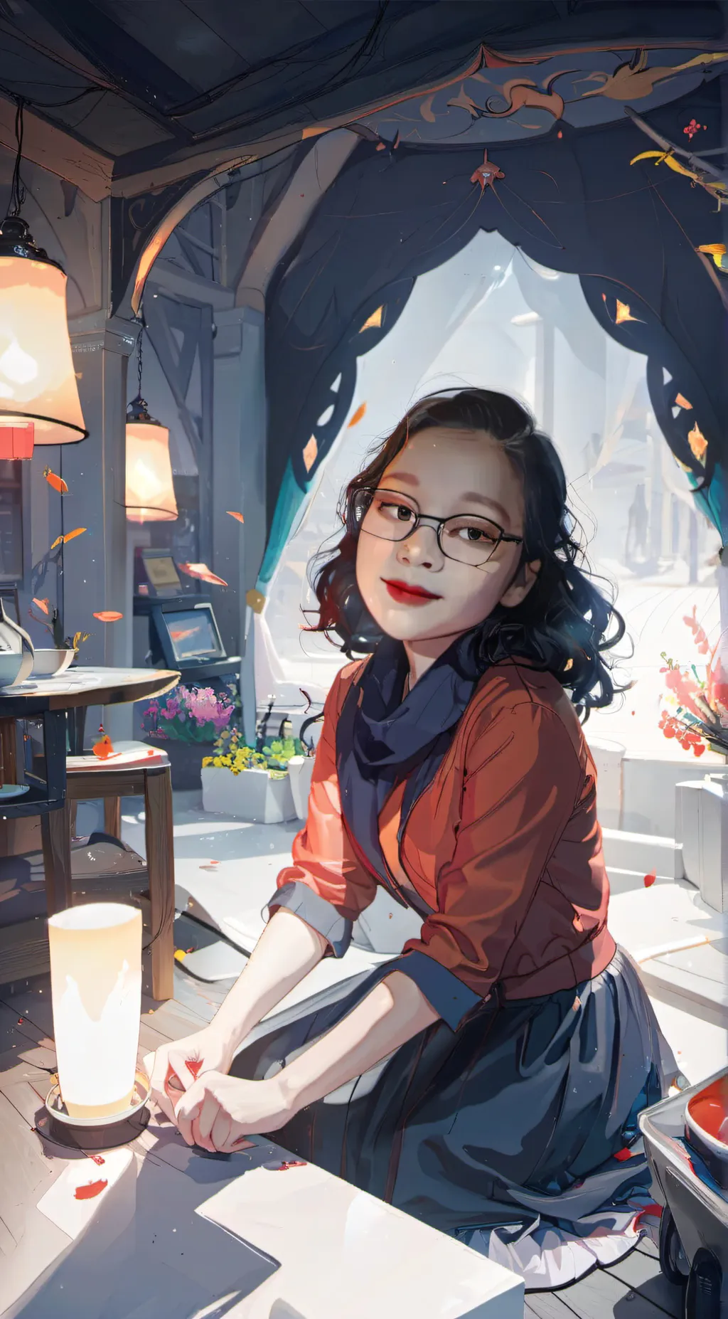 ai character: Rosalie  background
