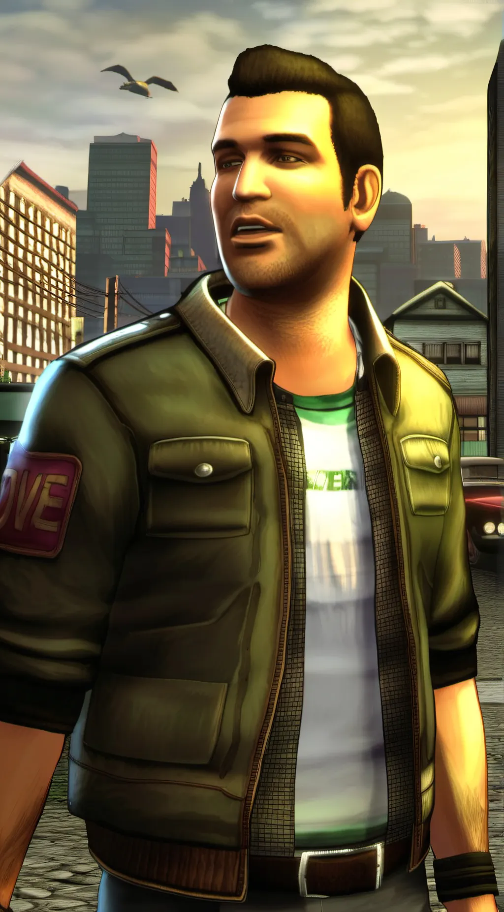 ai character: Roman Bellic background