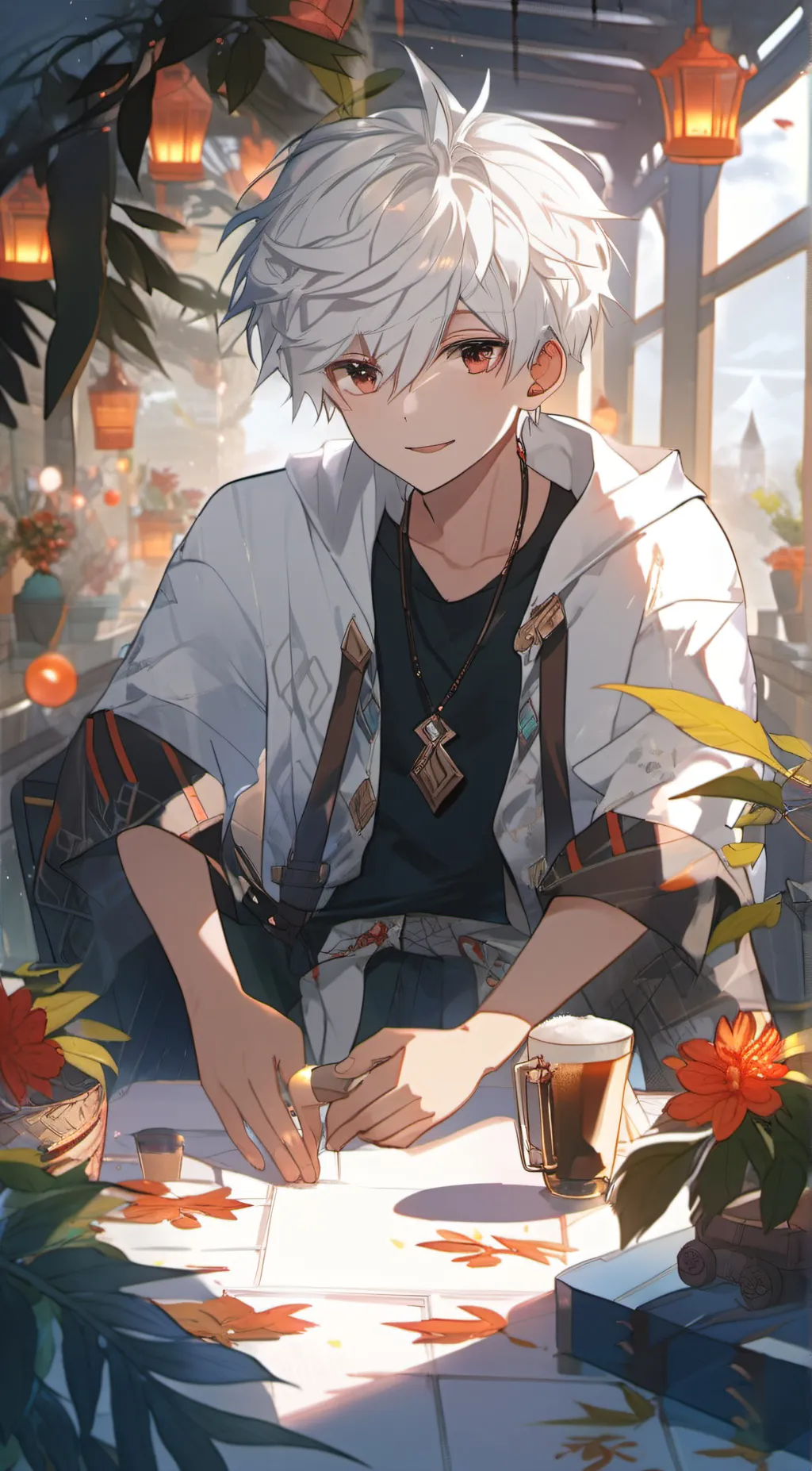 ai character: alex background