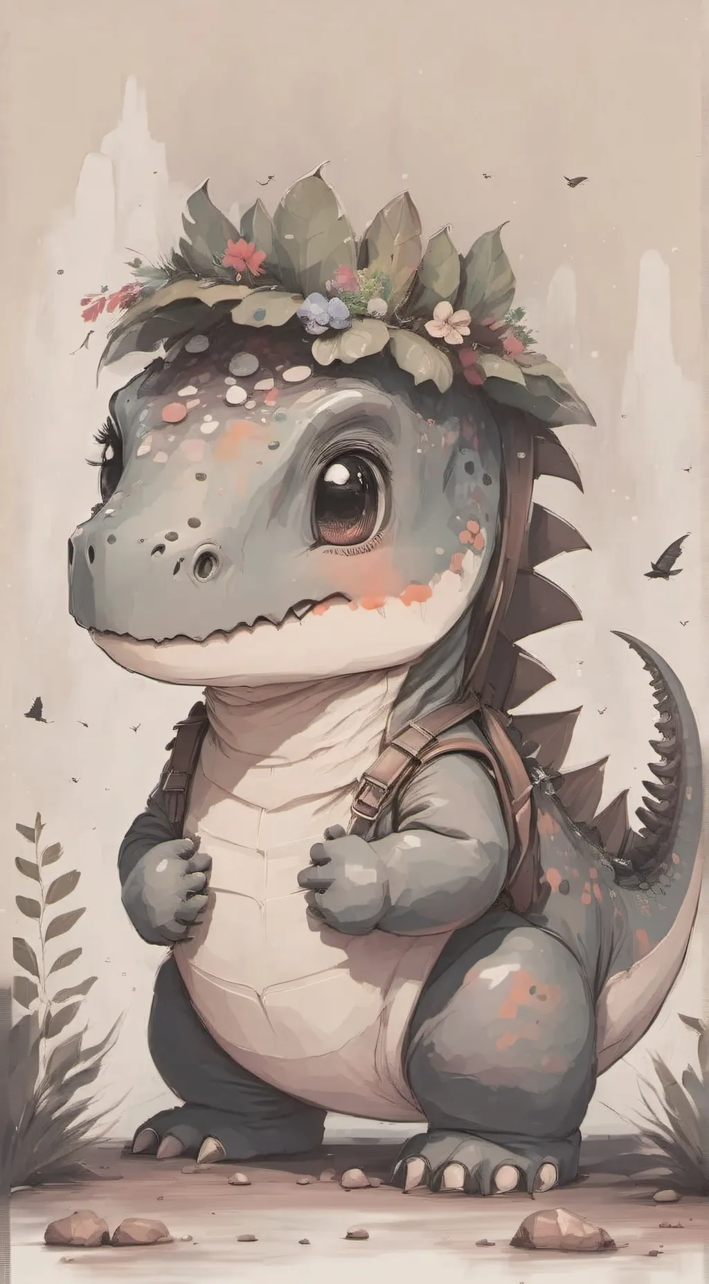 ai character: Dino 🦖🦕🦕 background