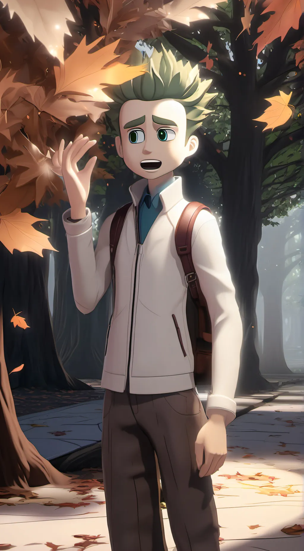 ai character: Venner background