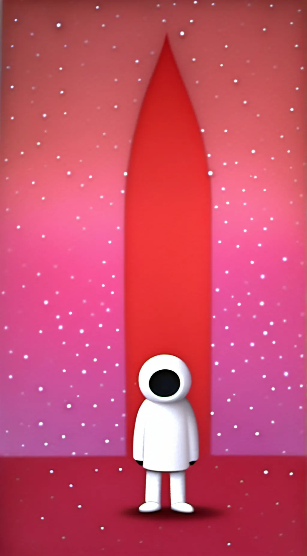 ai character: white background