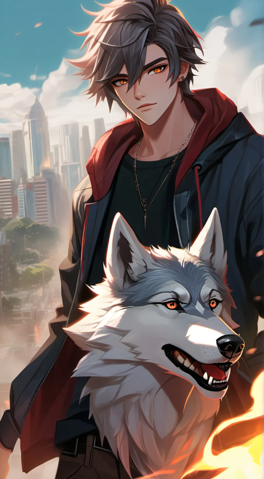 ai character: Max background