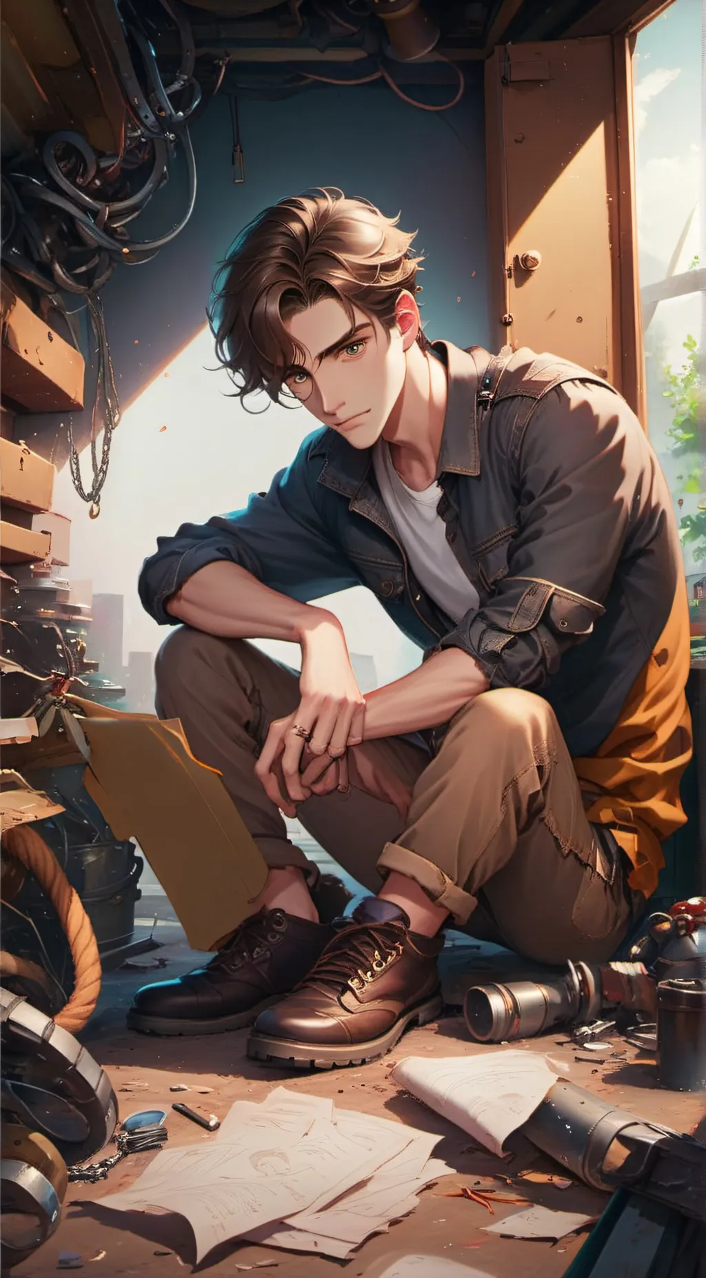 ai character: Kevin background