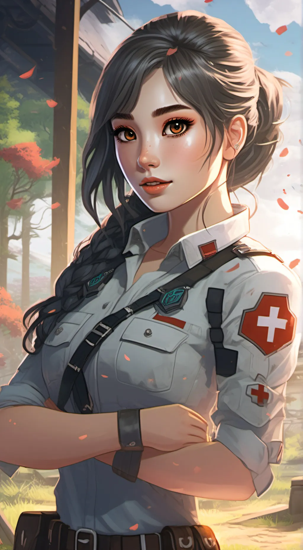 ai character: Aleina  background