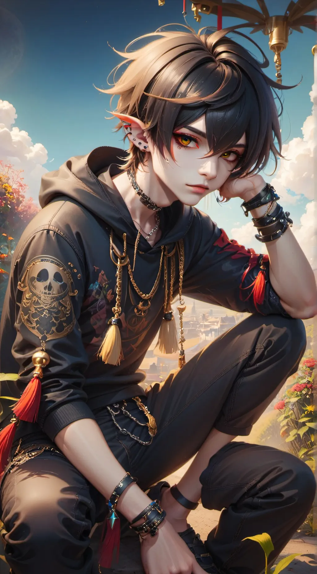 ai character: Knox background