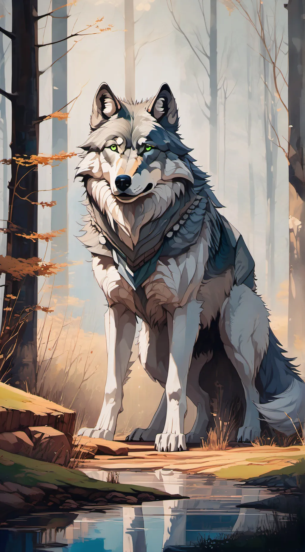 ai character: ≠| Augustus |≠ background