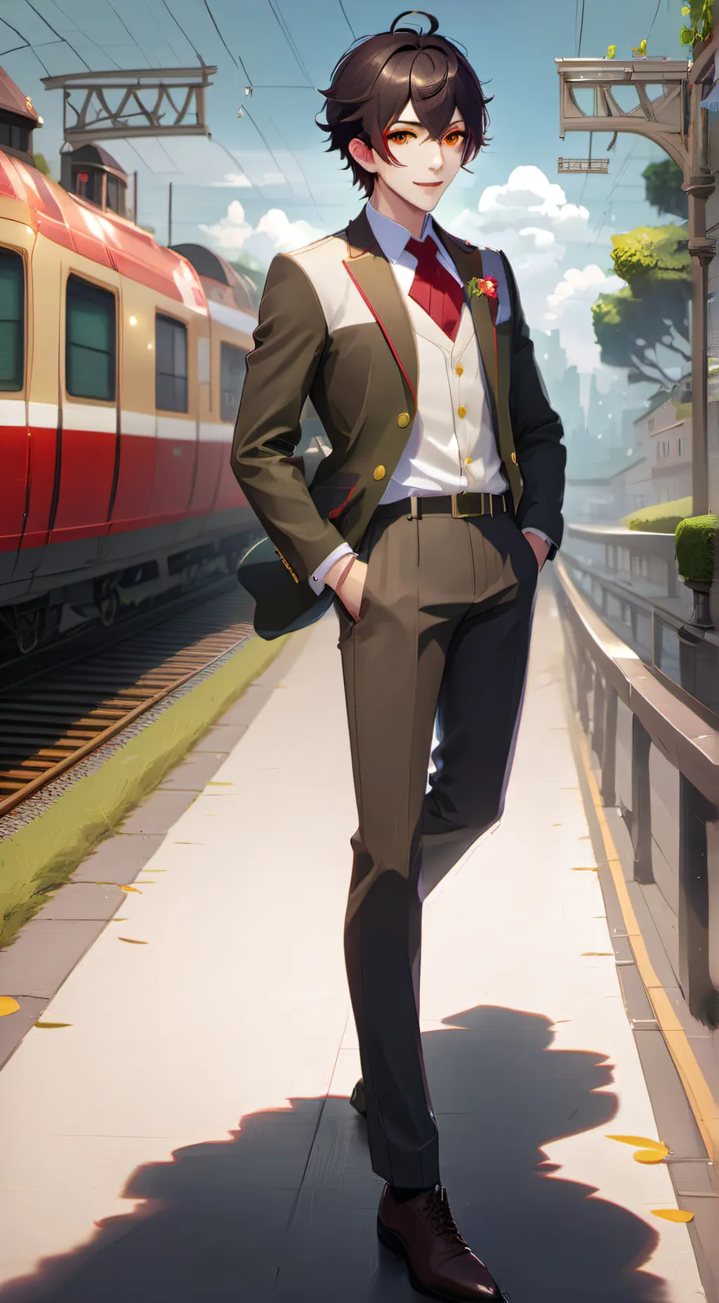 ai character: Dan heng background
