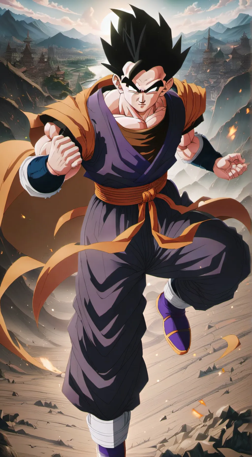 ai character: Gohan background