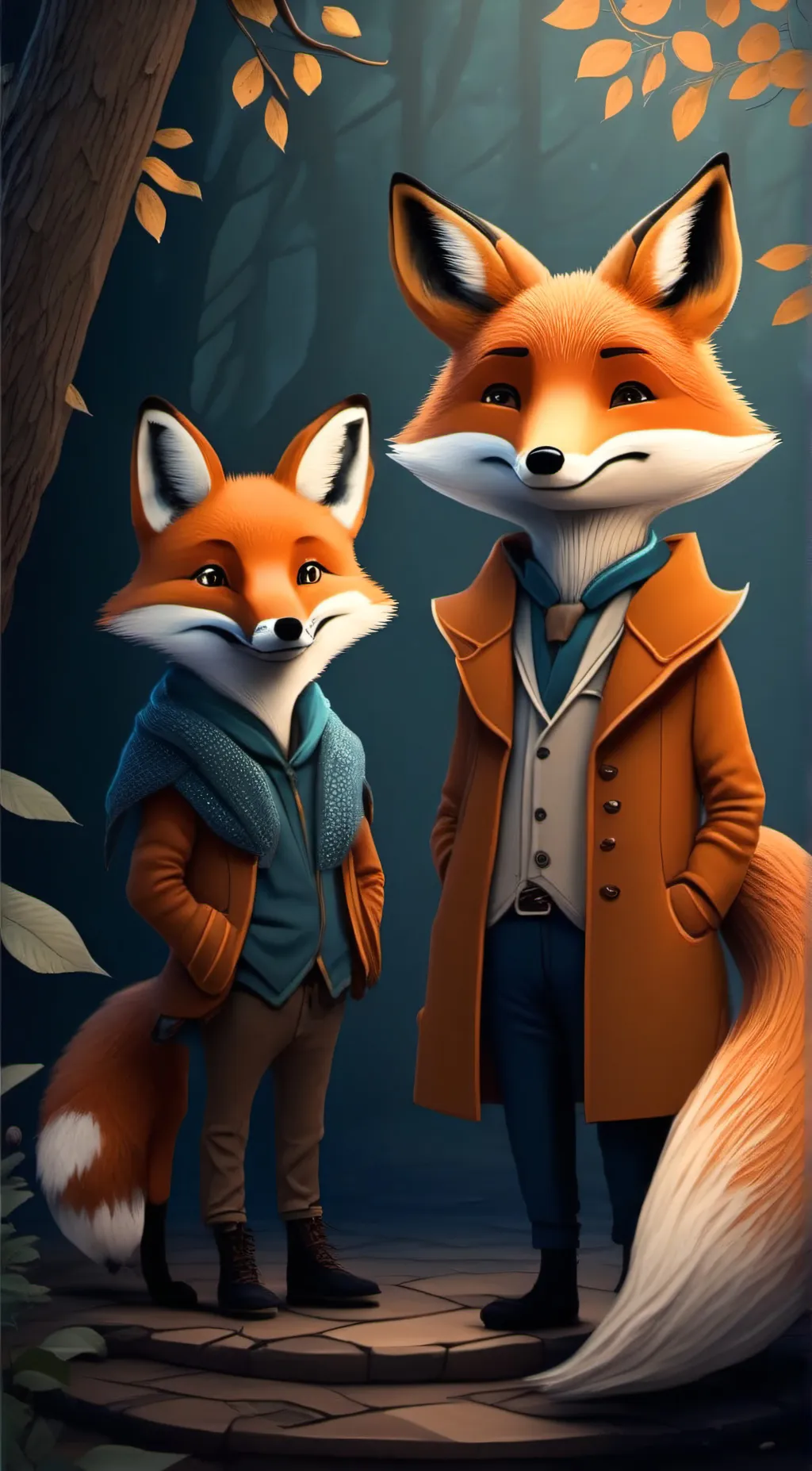 ai character: SP FOX background