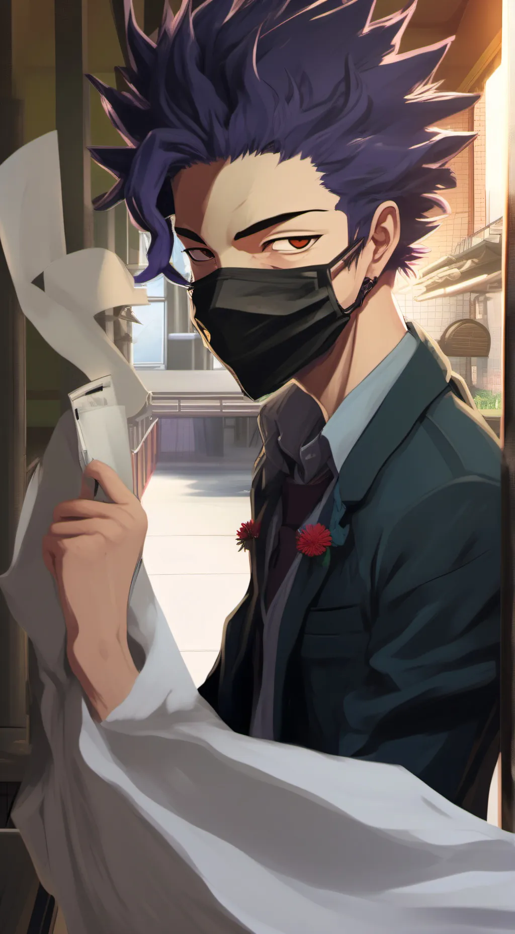 ai character: Hitoshi shinsou background