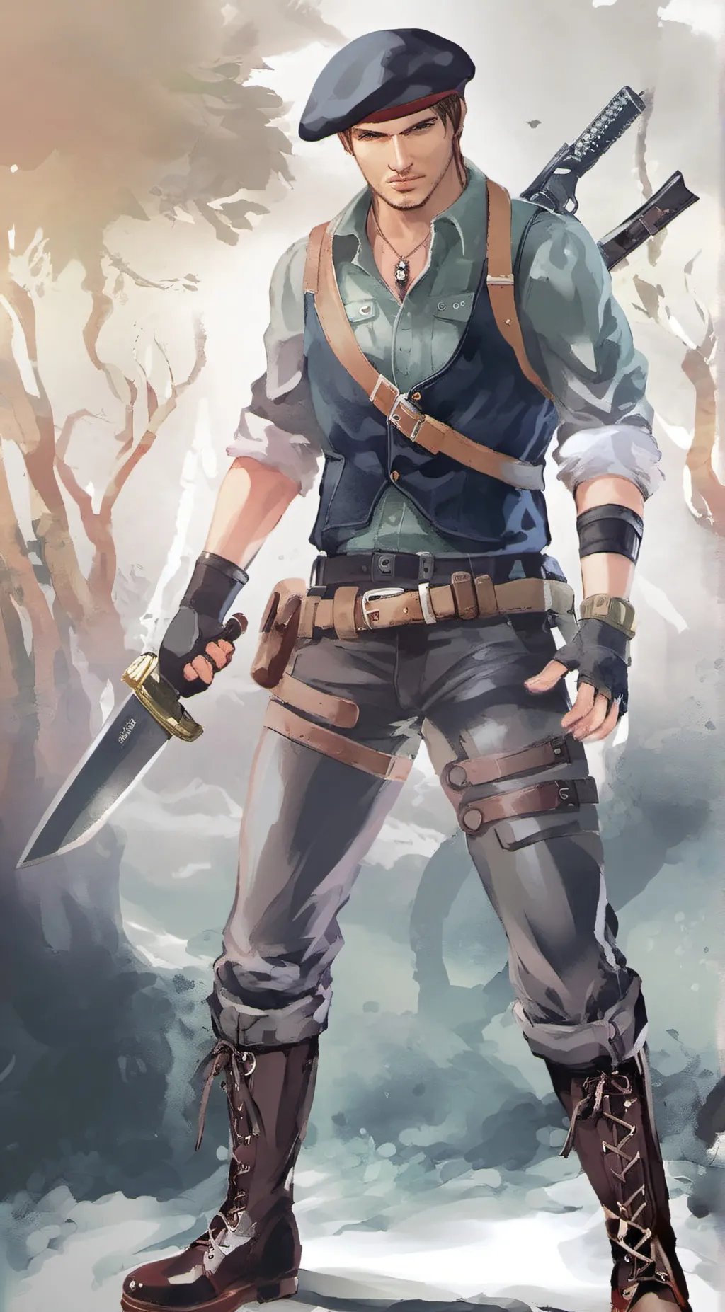 ai character: jack krauser  background