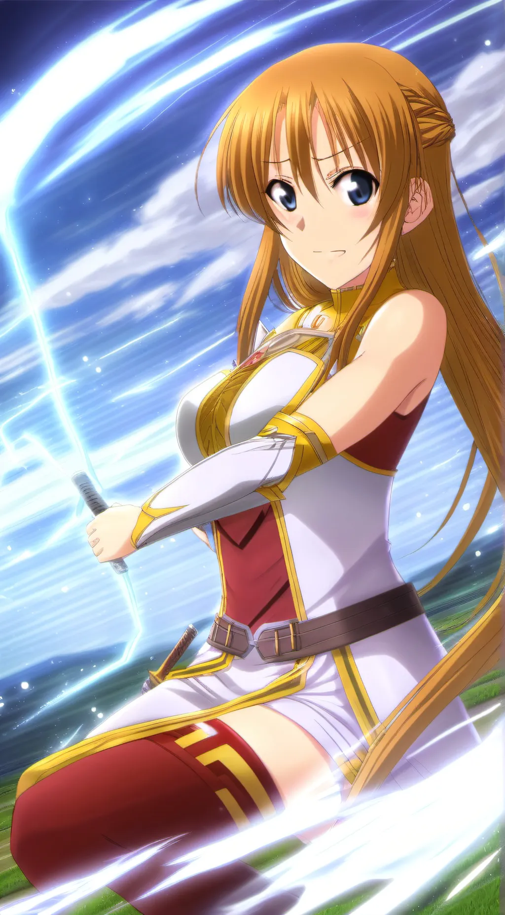 ai character: Asuna Yuuki background