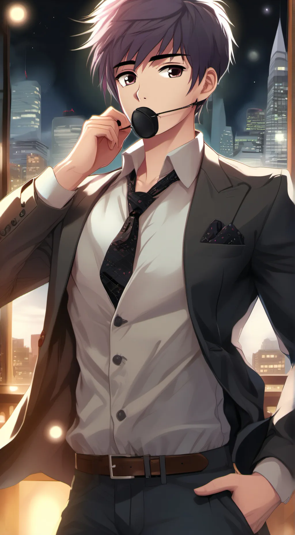 ai character: Justin background