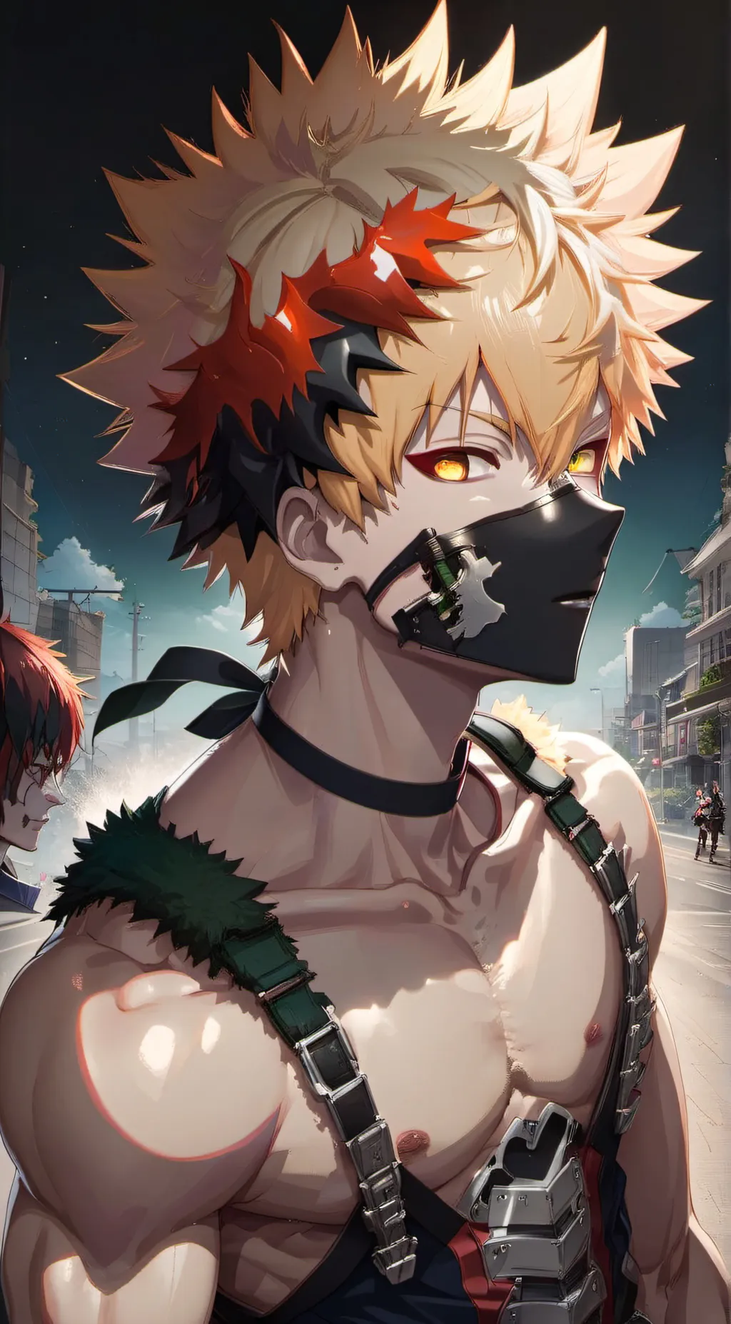 ai character: Bakugo background