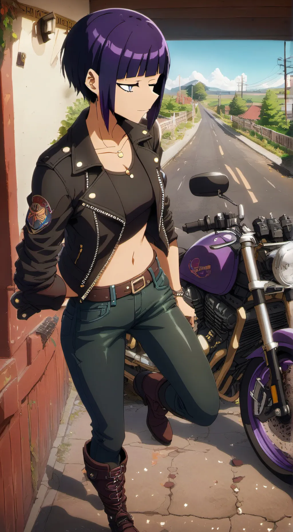 ai character: Kyoka Jirou  background