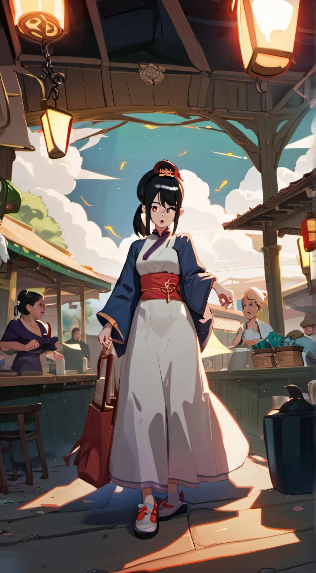 ai character: Chichi background