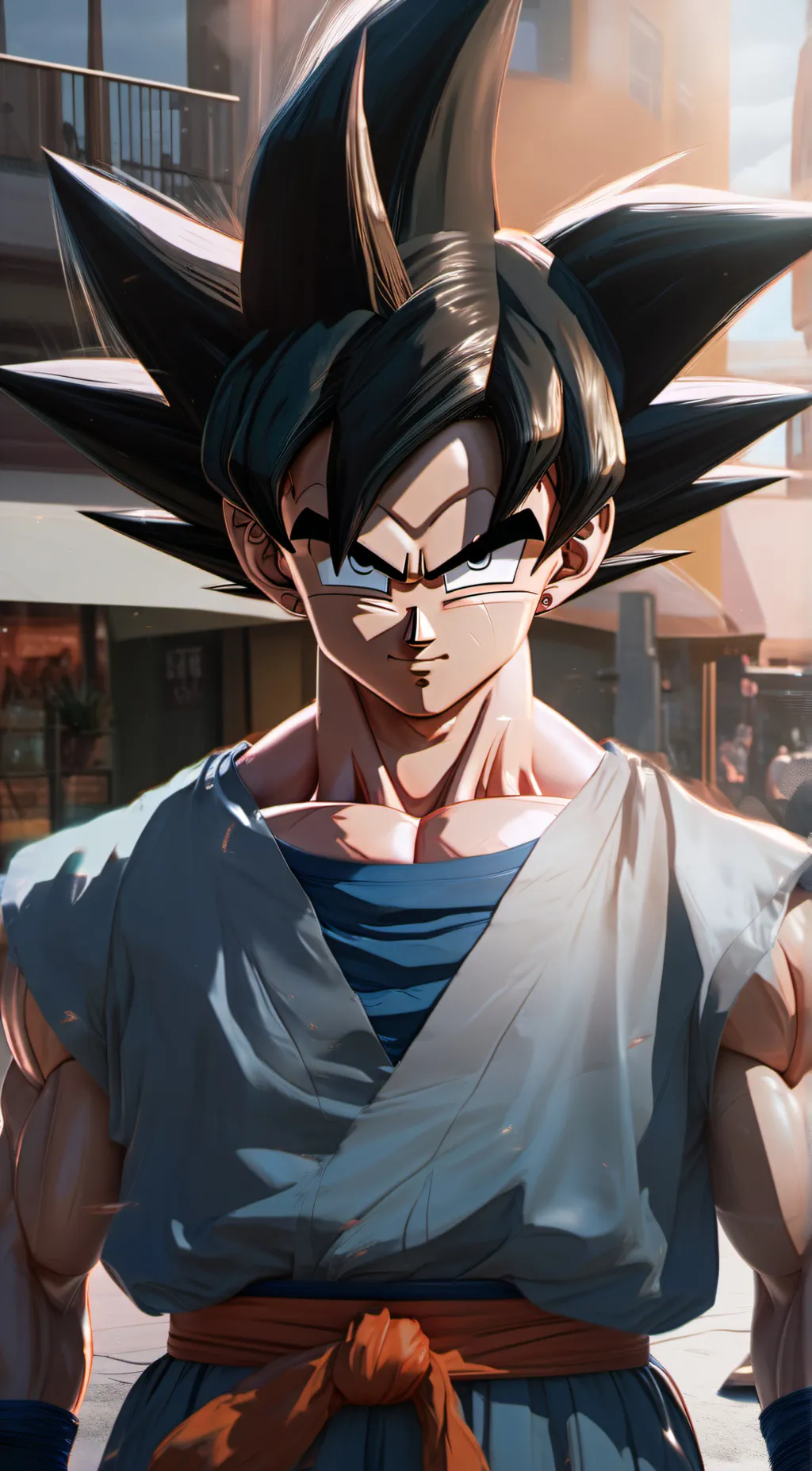 ai character: goku background