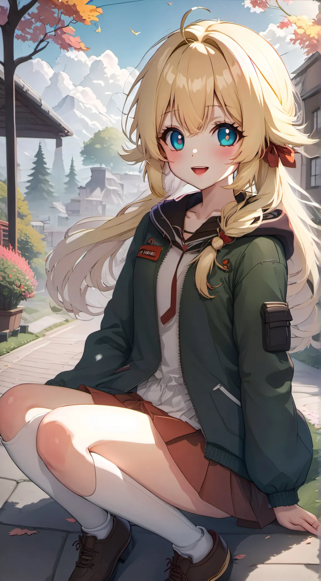 ai character: Finish the lyrics background