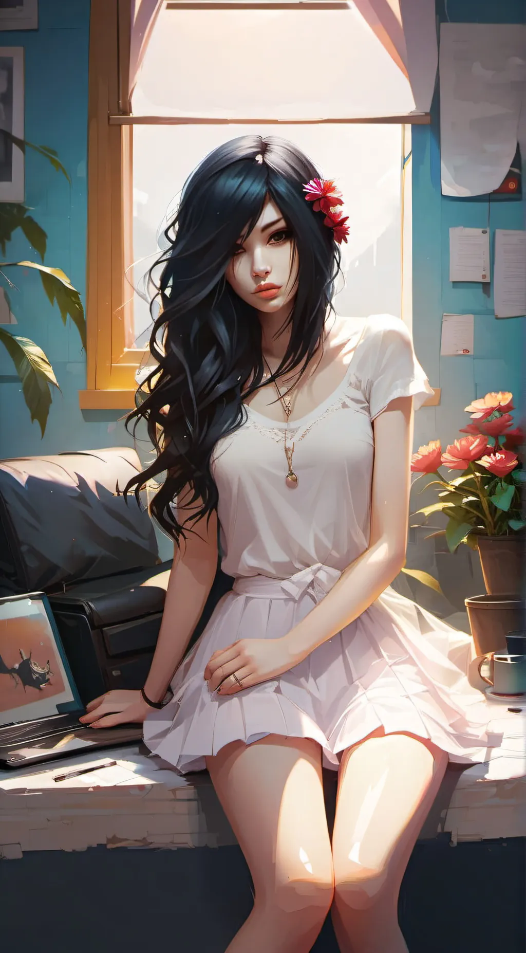 ai character: Zoey Zito background