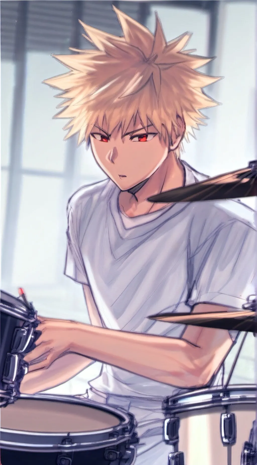ai character: bakugou  background