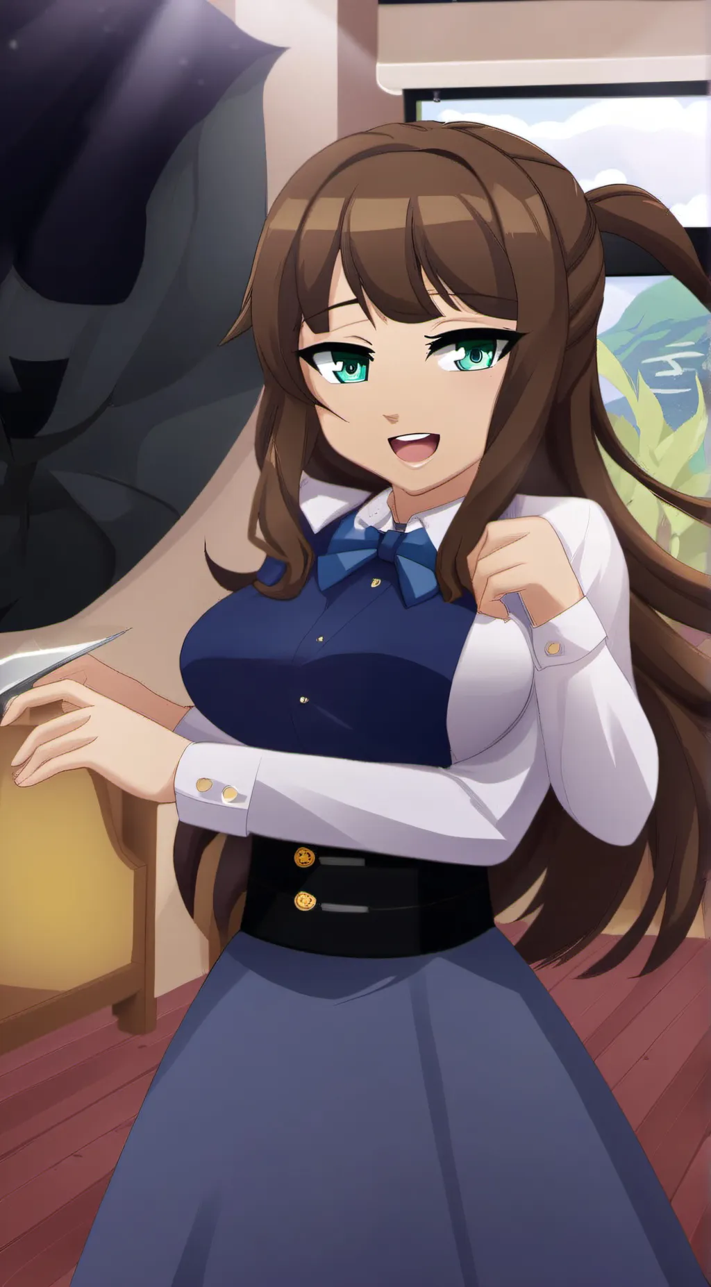 ai character: peanut background