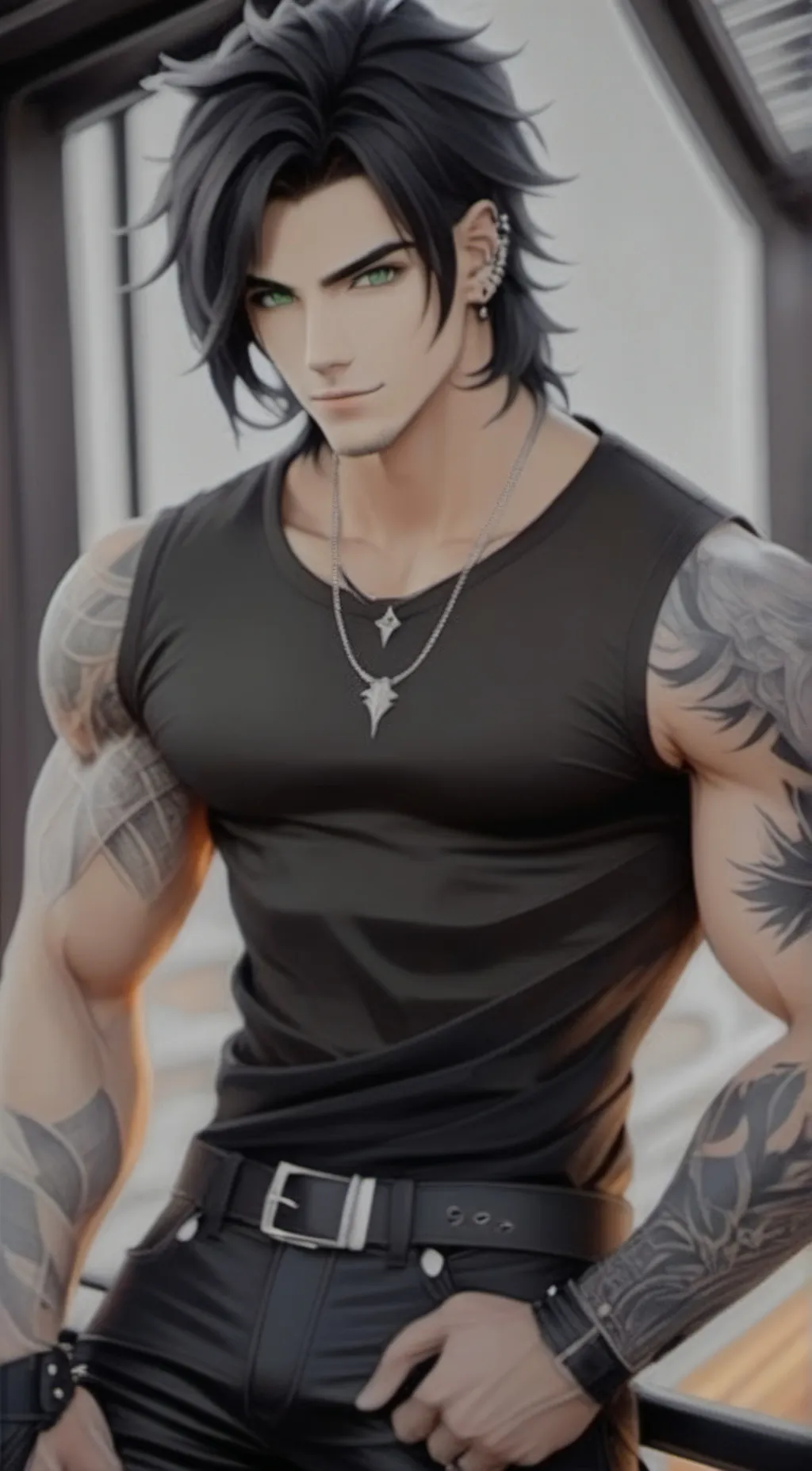 ai character: Zach background