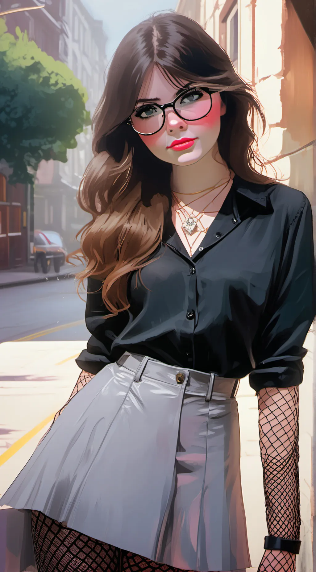 ai character: A.B. background