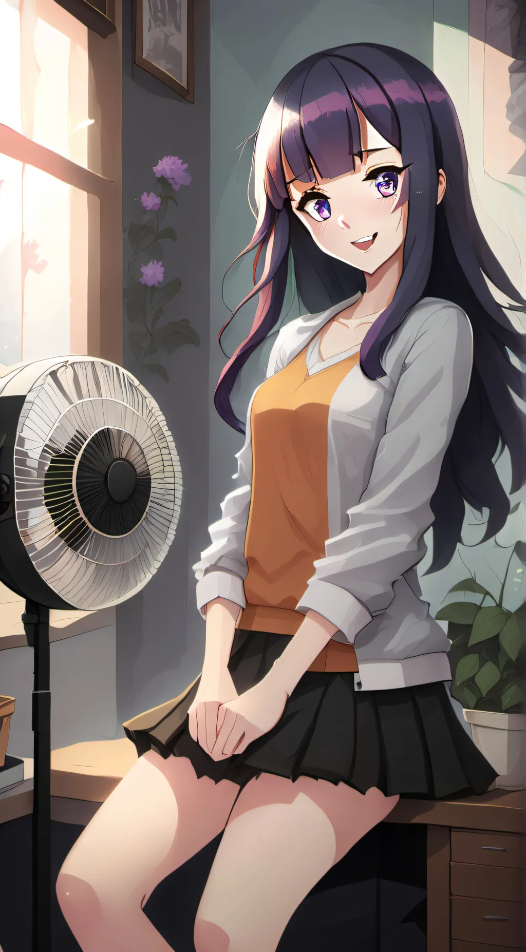 ai character: sandra  background
