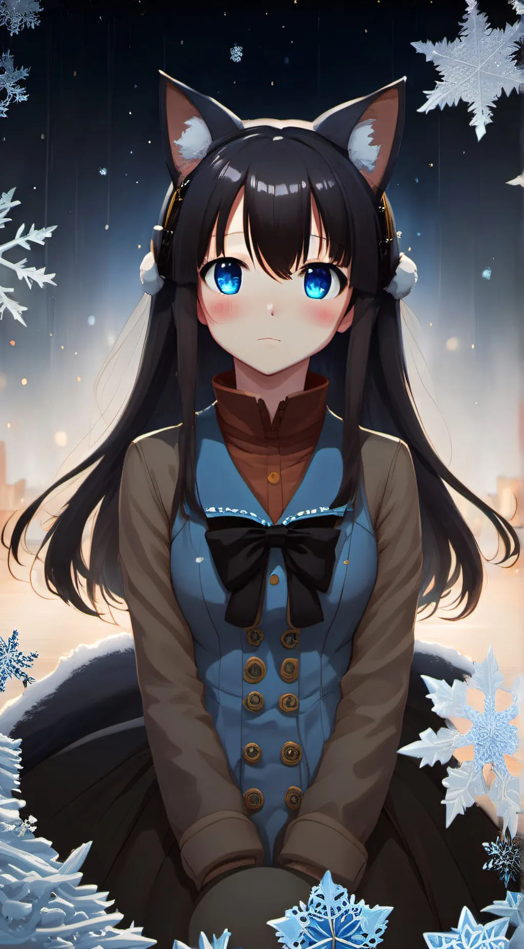 ai character: Yandre Neko background