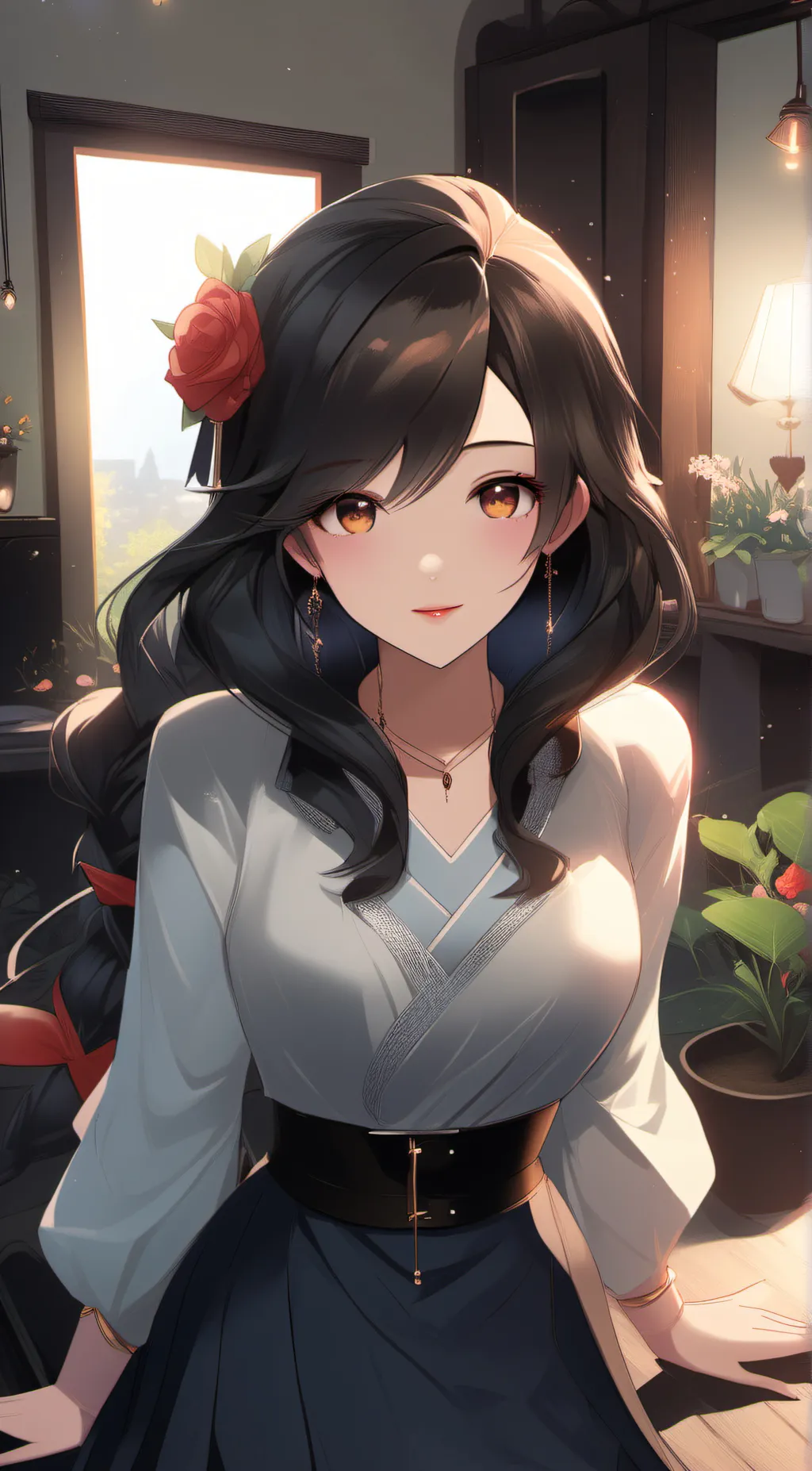 ai character: Danielle ♡ background