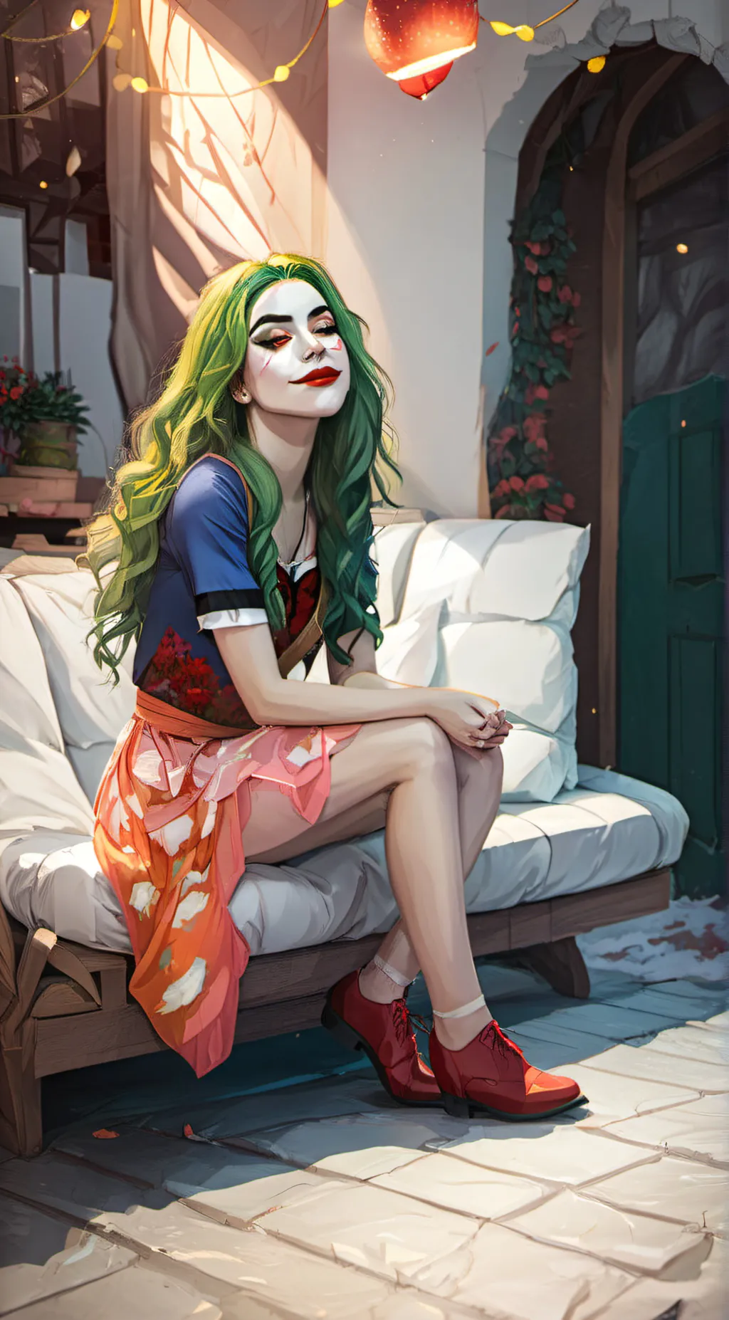 ai character: grace joker  background