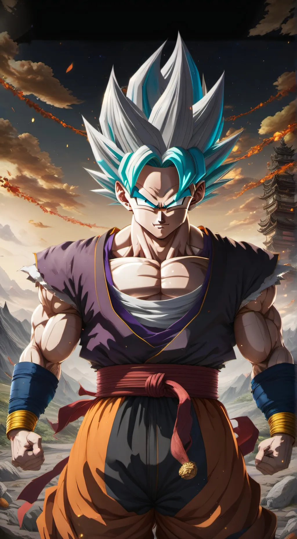ai character: Goku and friends background