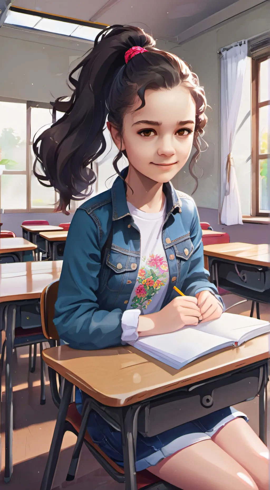 ai character: kelly background