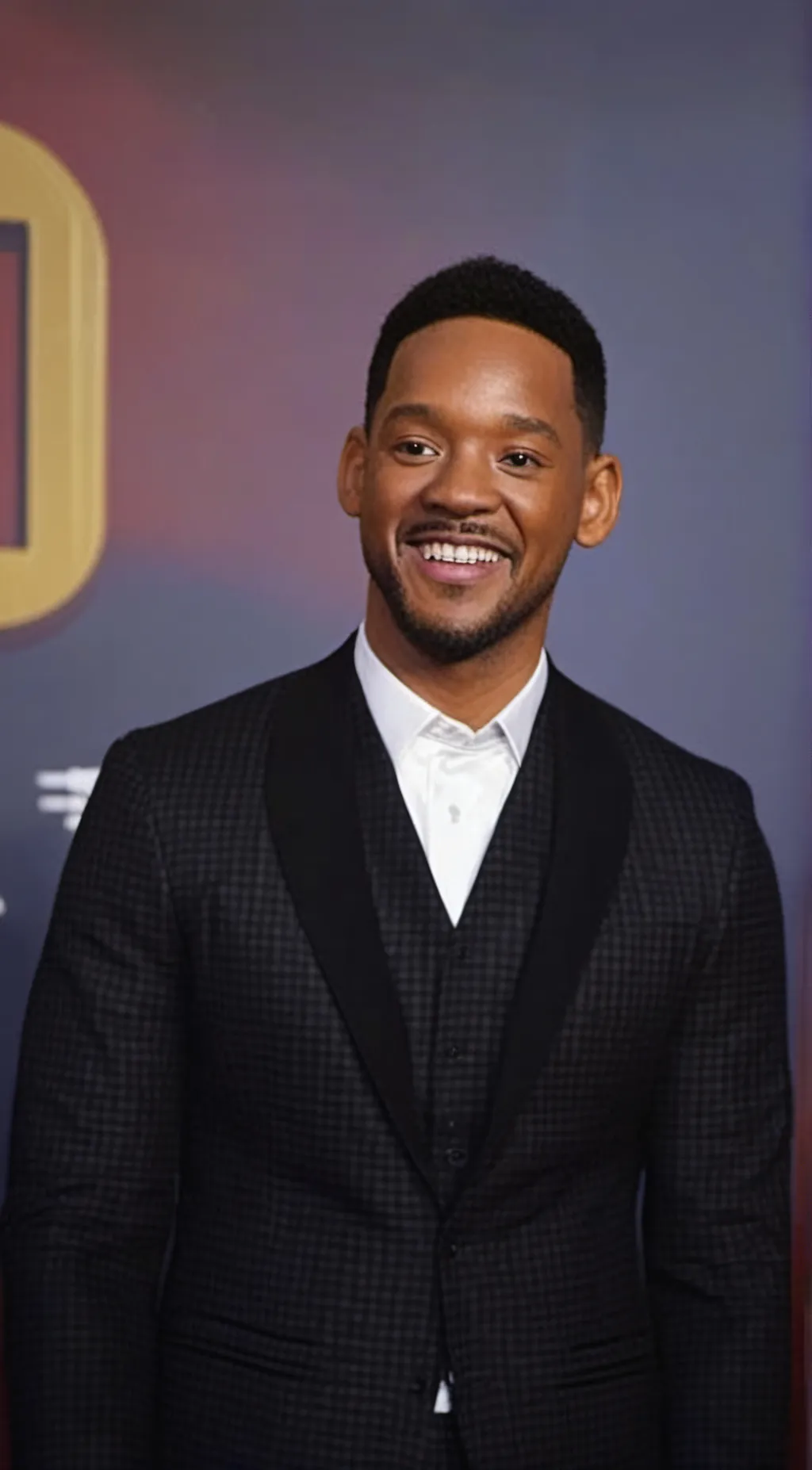 ai character: Will smith  background
