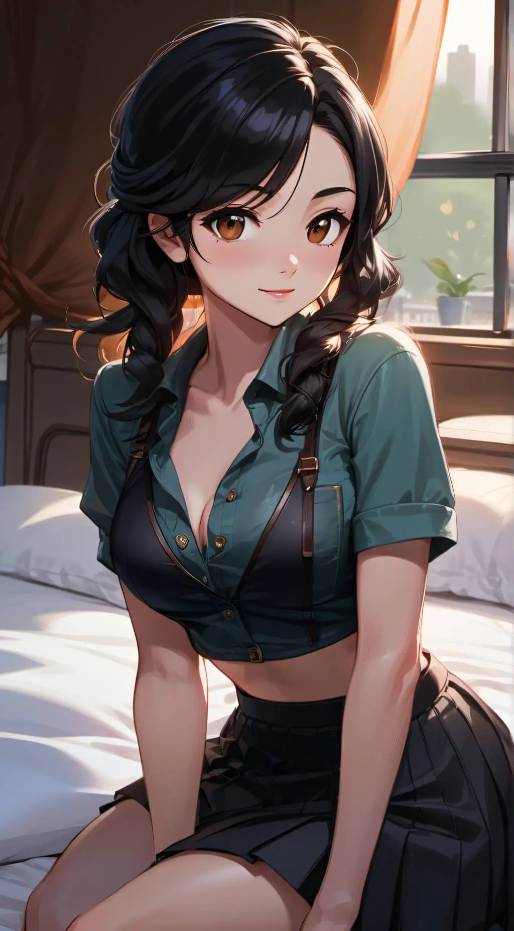 ai character: Claudia Wolff  background