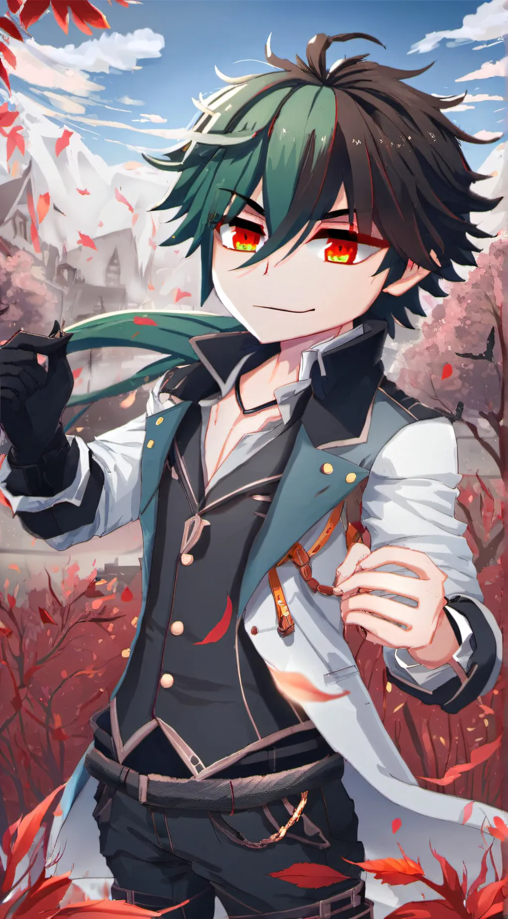ai character: Villian Deku background