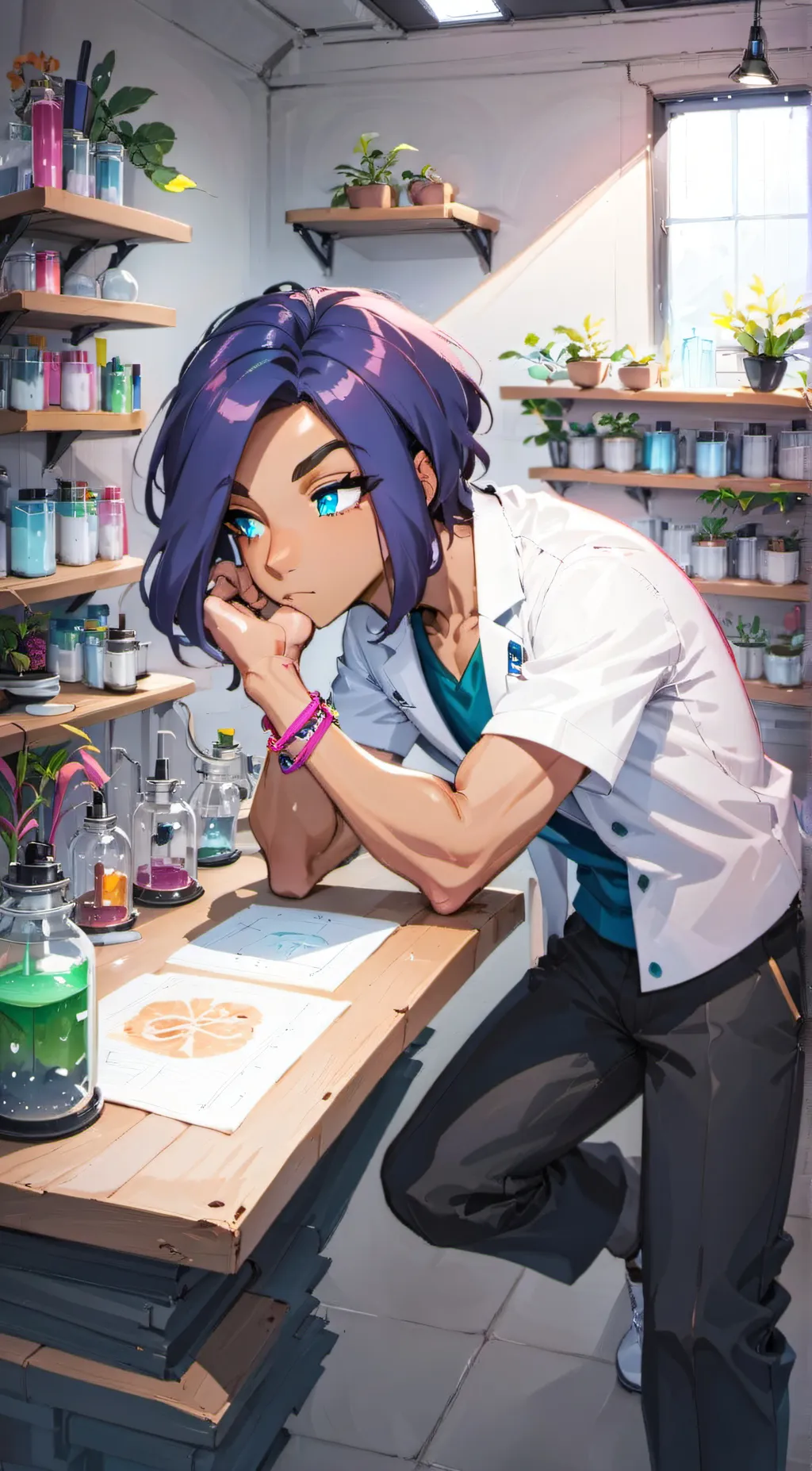 ai character: alex background