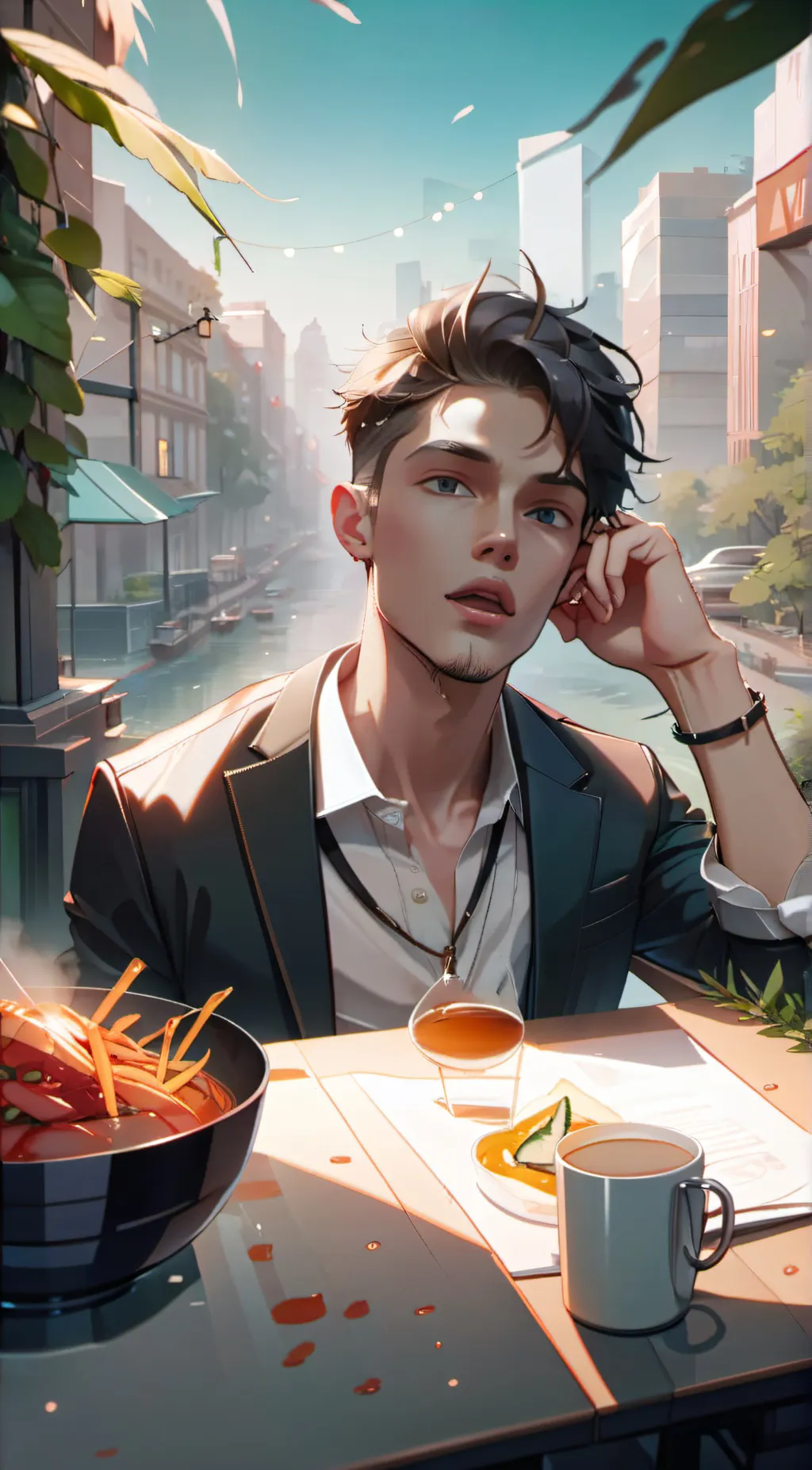 ai character: alan background
