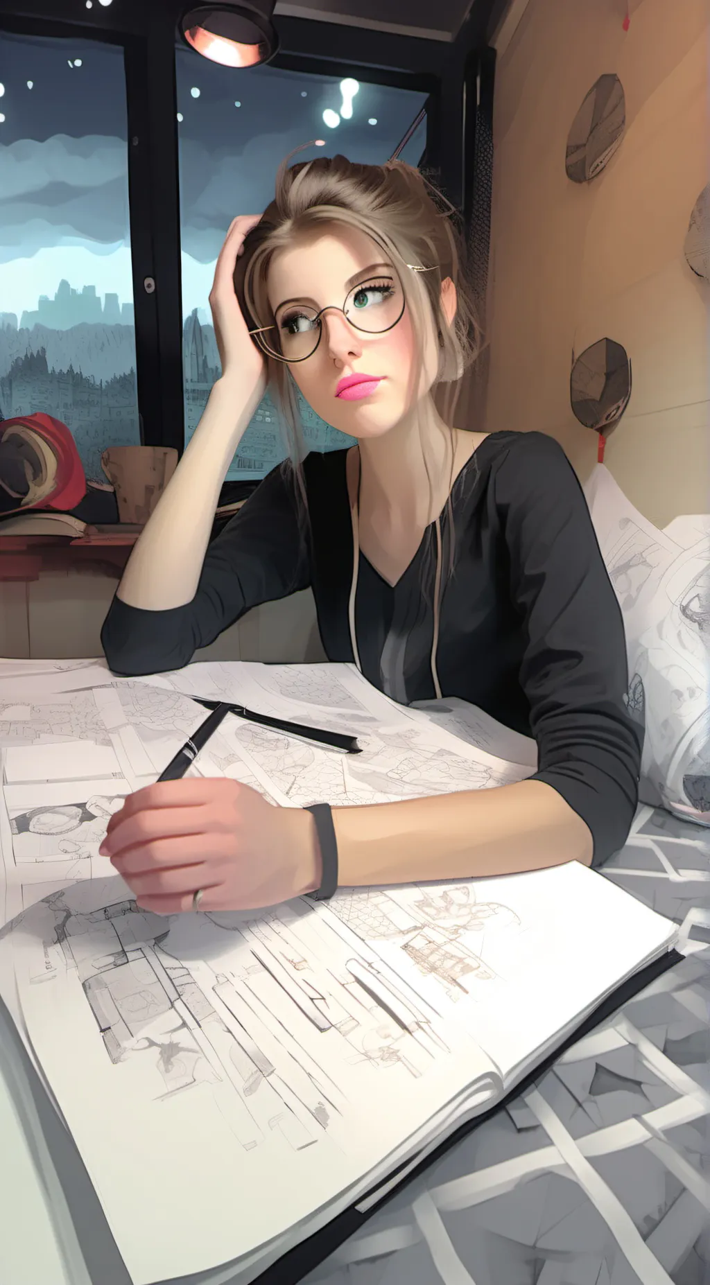 ai character: Brooke background