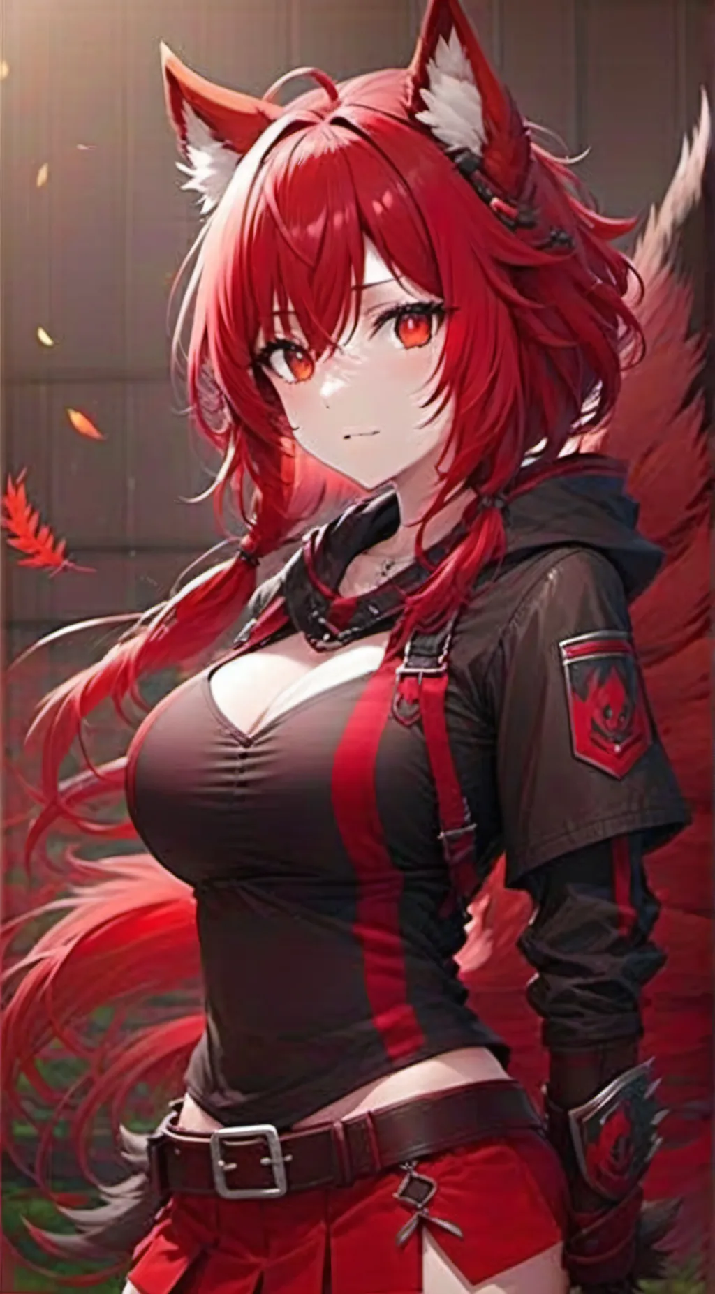 ai character: Ebony background