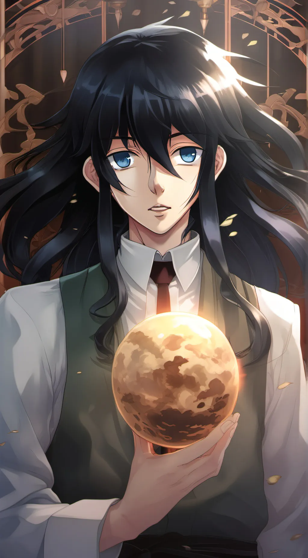 ai character: Muichiro tokito background