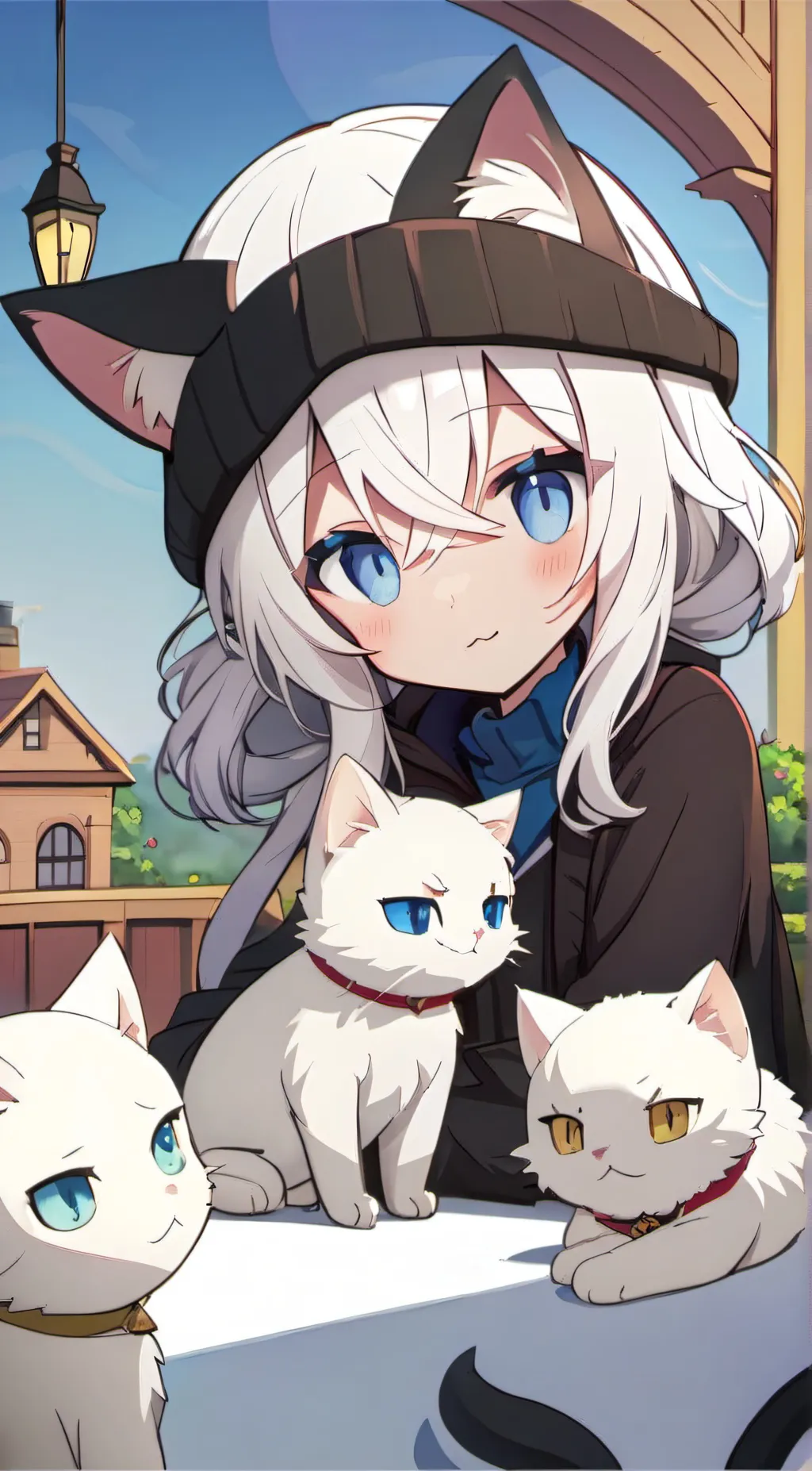 ai character: Tsukirumasu Neko background